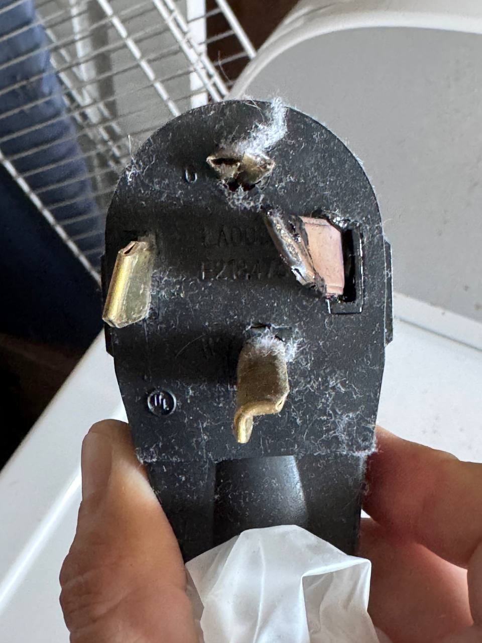 Dangerous Cord Modification: Amana Dryer Repair in Dania Beach — After