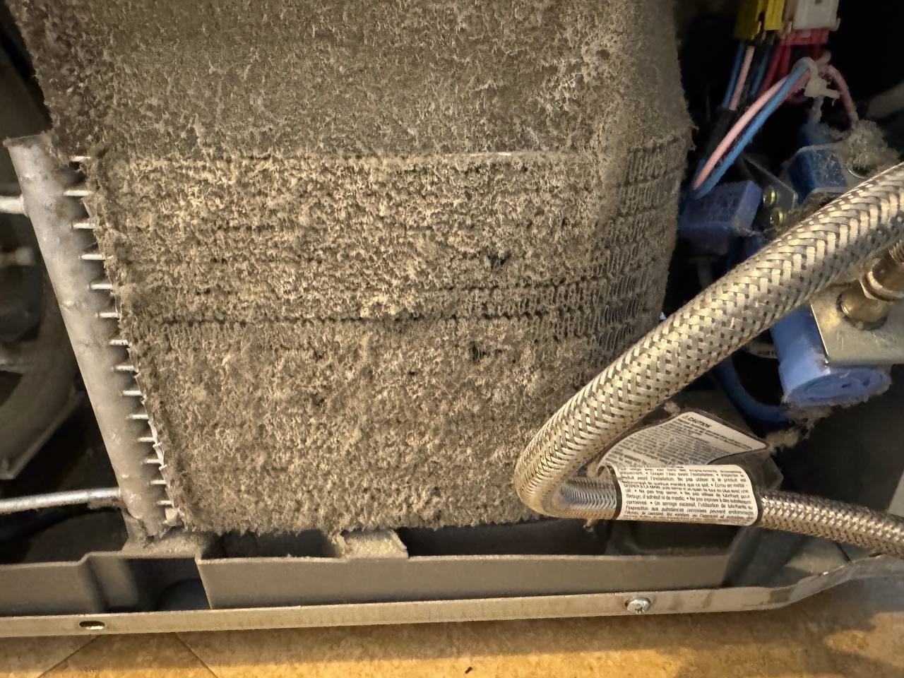 LG Refrigerator Ice Maker Repair in Oakland Park — Before