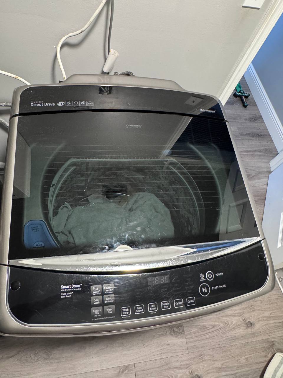 LG Washer Filling Non-Stop Repaired in Oakland Park — Before