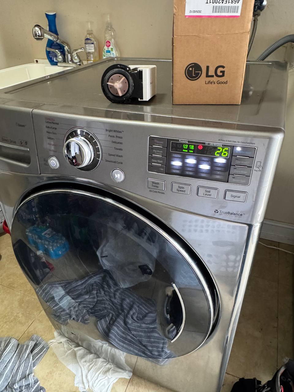 Fixing an LG Washer OE Error Code in Sunrise