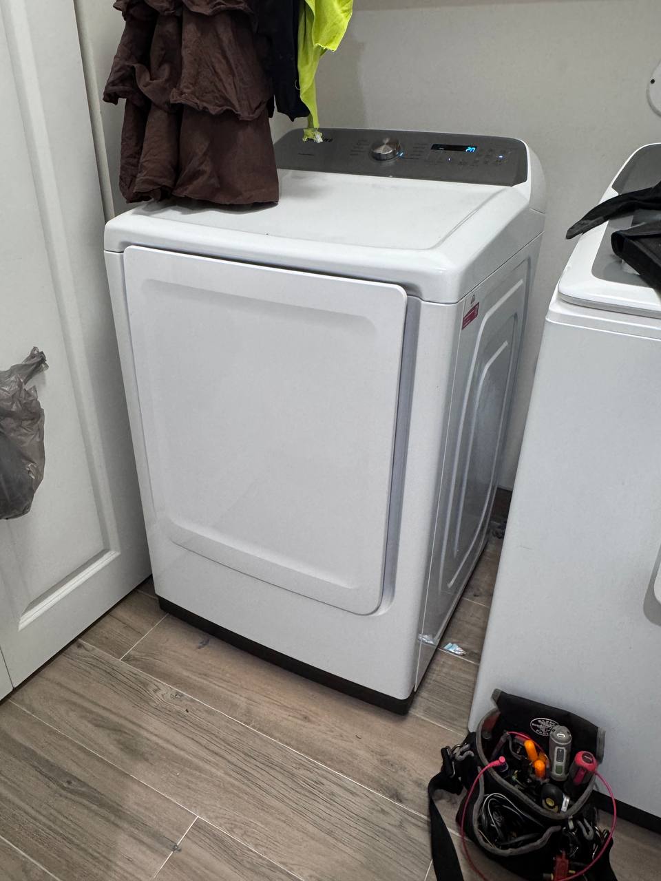 Samsung Dryer Repair in Southwest Ranches: The Danger of Clogged Vents — Before