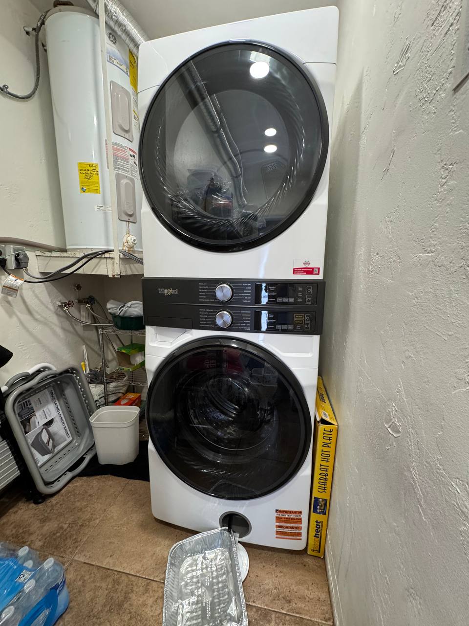 Whirlpool Washer F9E1 Error Fixed in Miramar — Before